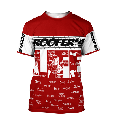 Hard Roofers 3D All Over Printed Shirts