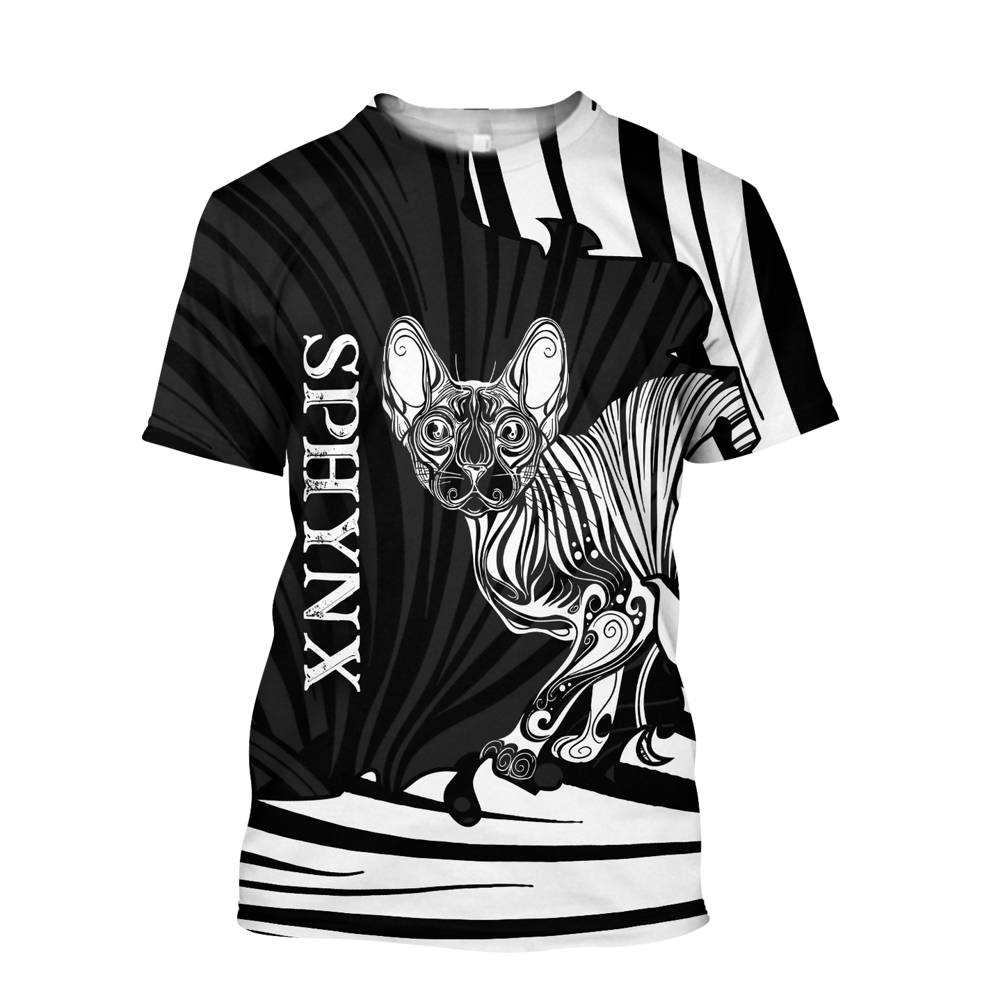 Sphynx cat tattoos 3D All Over Printed shirt & short for men and women PL