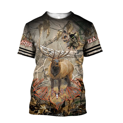 Deer Hunting 3D All Over Printed Shirts For Men MH0808202-LAM