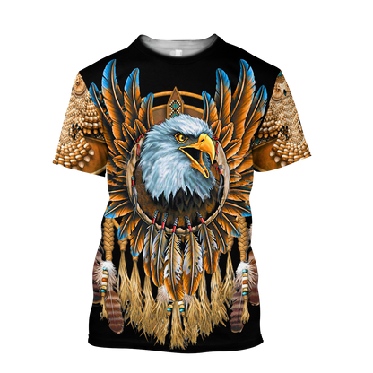 Eagle Dreamcatcher Native American Hoodie 3D All Over Printed Shirts VP11092001-LAM