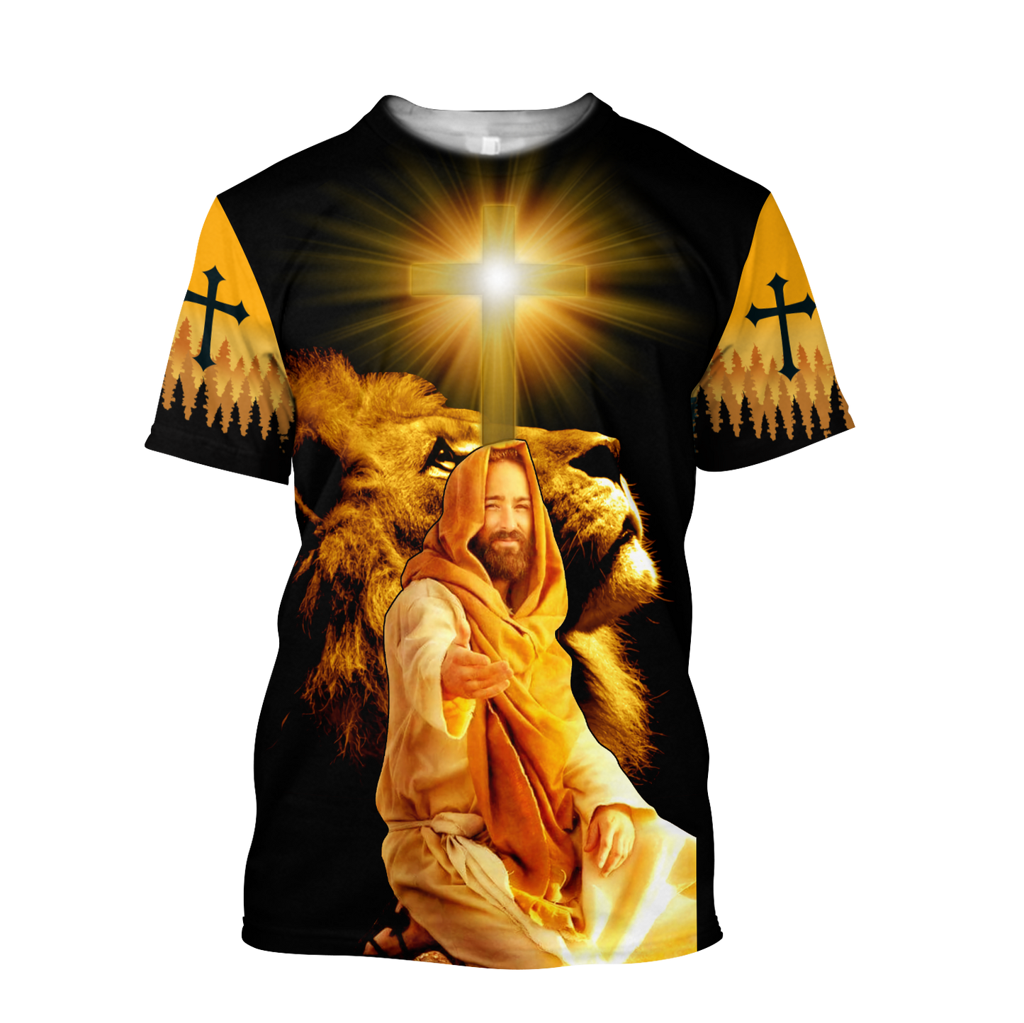 Fall For Jesus He Never Leaves 3D All Over Printed Shirts HVT29102003