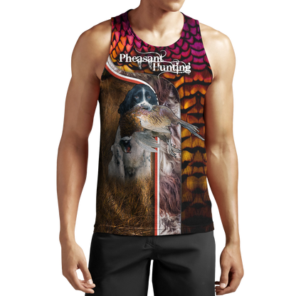 Pheasant Springer Hunting 3D All Over Printed Shirts For Men And Women JJ110102 - Amaze Style™-Apparel