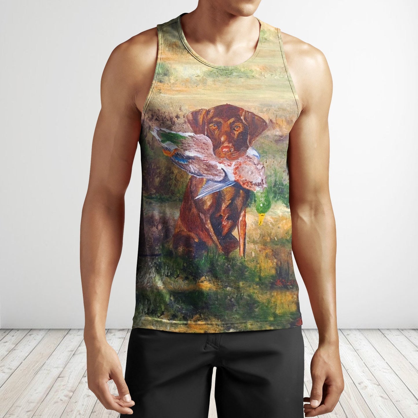 3D All Over Print Hunting Dog Duck Hoodie - Amaze Style™-Apparel