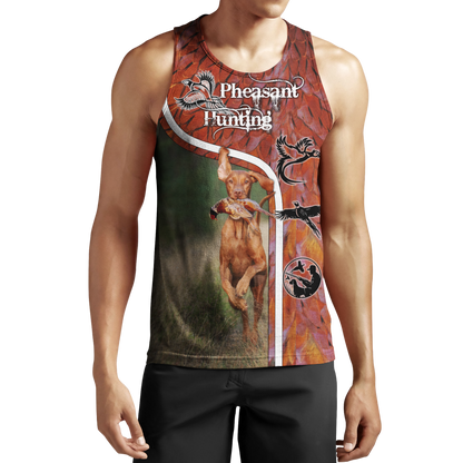 Pheasant Vizsla Hunting 3D All Over Printed Shirts For Men And Women JJ110202 - Amaze Style™-Apparel