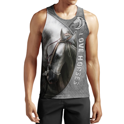 Love Beautiful Horse 3D All Over Printed Shirts MP12052001 - Amaze Style™-Apparel