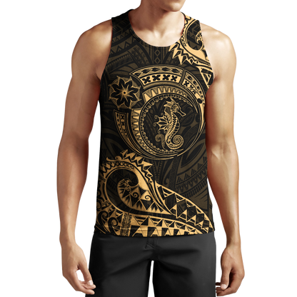 Seahorse Polynesian 3d all over printed shirt and short for man and women JJ200201 PL - Amaze Style™-Apparel