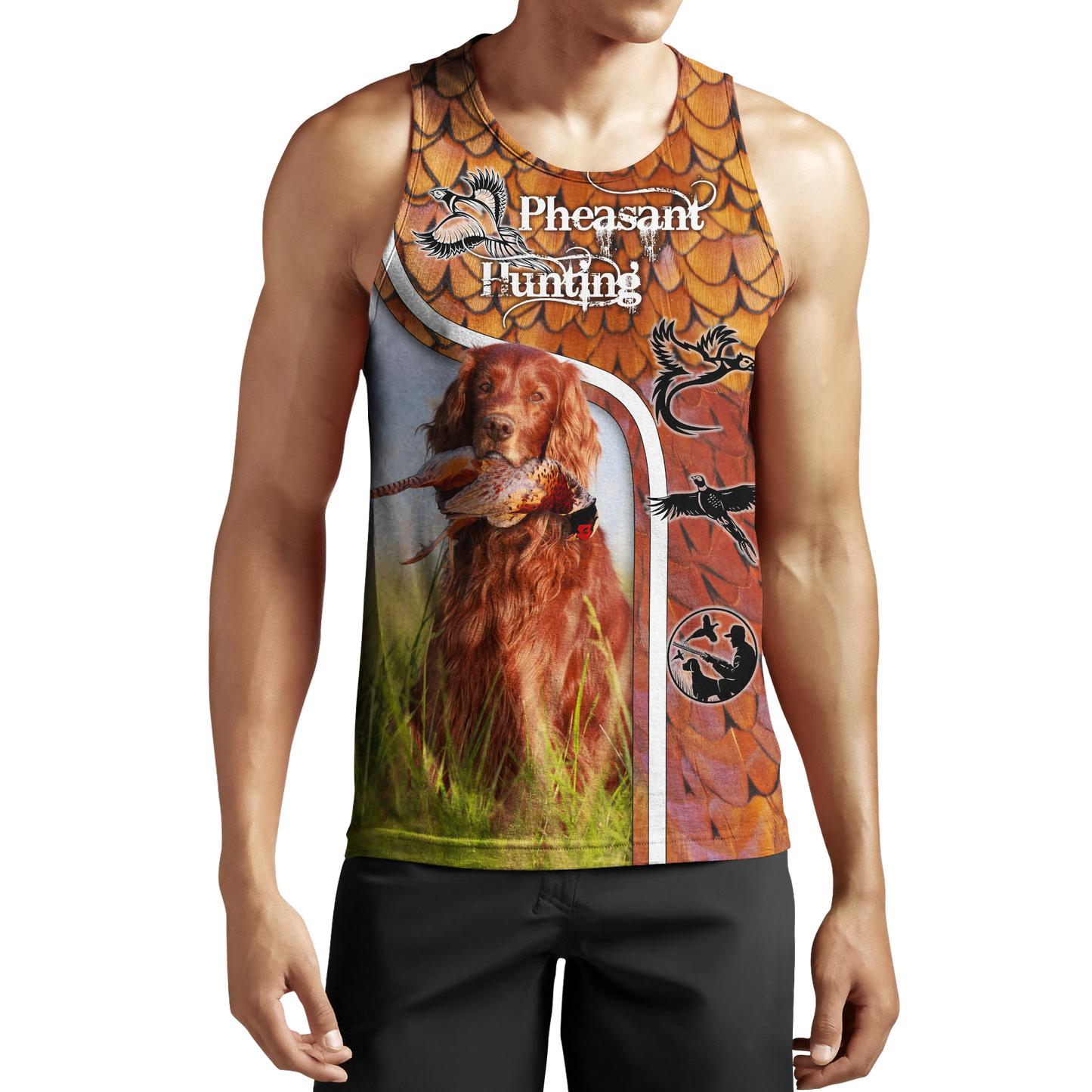 Pheasant Setter Hunting 3D All Over Printed Shirts For Men And Women JJ080202 - Amaze Style™-Apparel