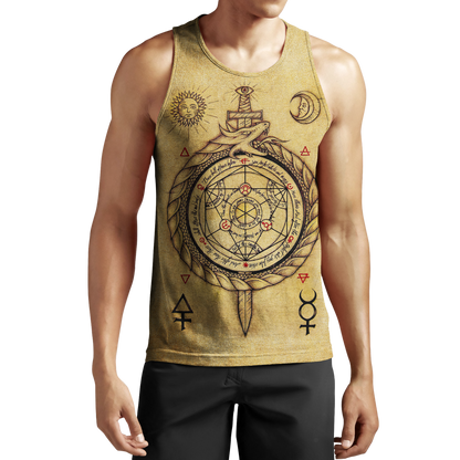 Alchemy 3D All Over Printed Shirts Hoodie JJ020103-Apparel-MP-Tank Top-S-Vibe Cosy™