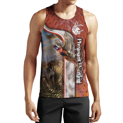 Pheasant Hunting 3D All Over Printed Shirts For Men And Women JJ100101 - Amaze Style™-Apparel