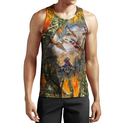 Pheasant Hunting 3D All Over Printed Shirts For Men And Women JJ170102 - Amaze Style™-Apparel