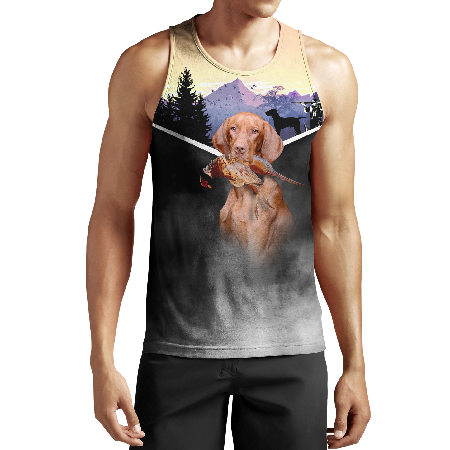 Pheasant Vizsla Hunting 3D All Over Printed Shirts For Men And Women JJ110203 - Amaze Style™-Apparel