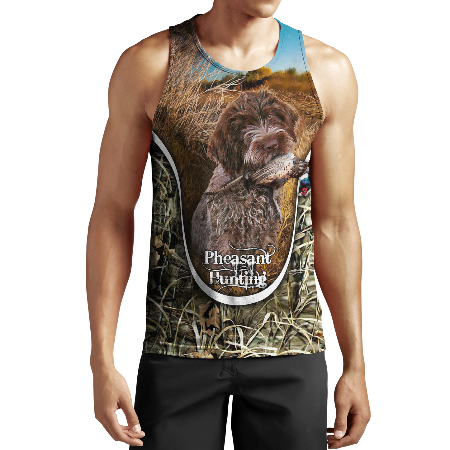 Pheasant Hunting Wirehaired Pointing Griffon 3D All Over Printed Shirts For Men And Women JJ150105 - Amaze Style™-Apparel