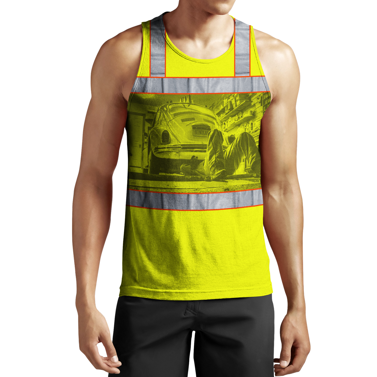 Mechanic 3D All Over Printed Hoodie For Men and Women TN