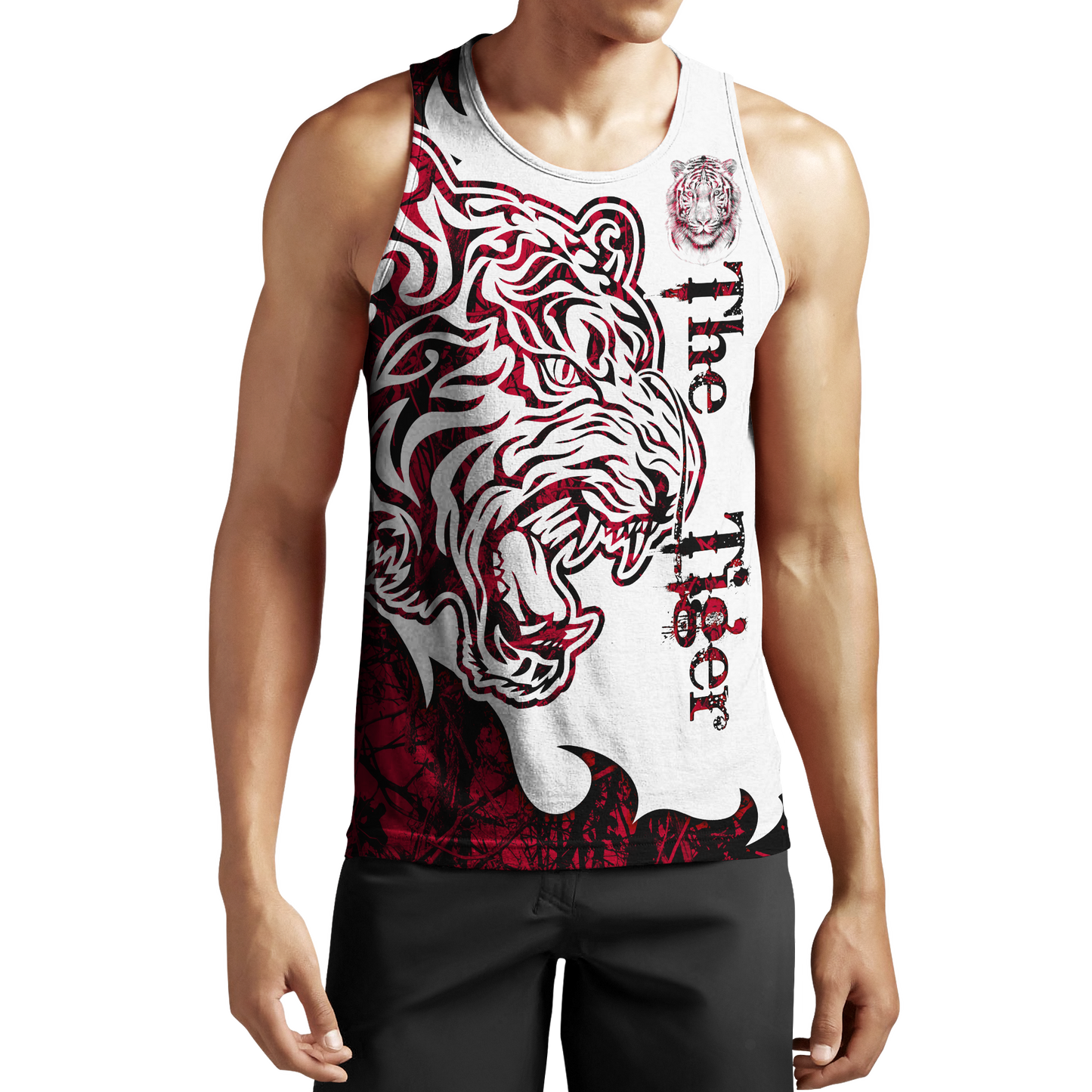 The Tiger Red Tattoo 3D All Over Printed Shirts For Men and Women JJW17082002