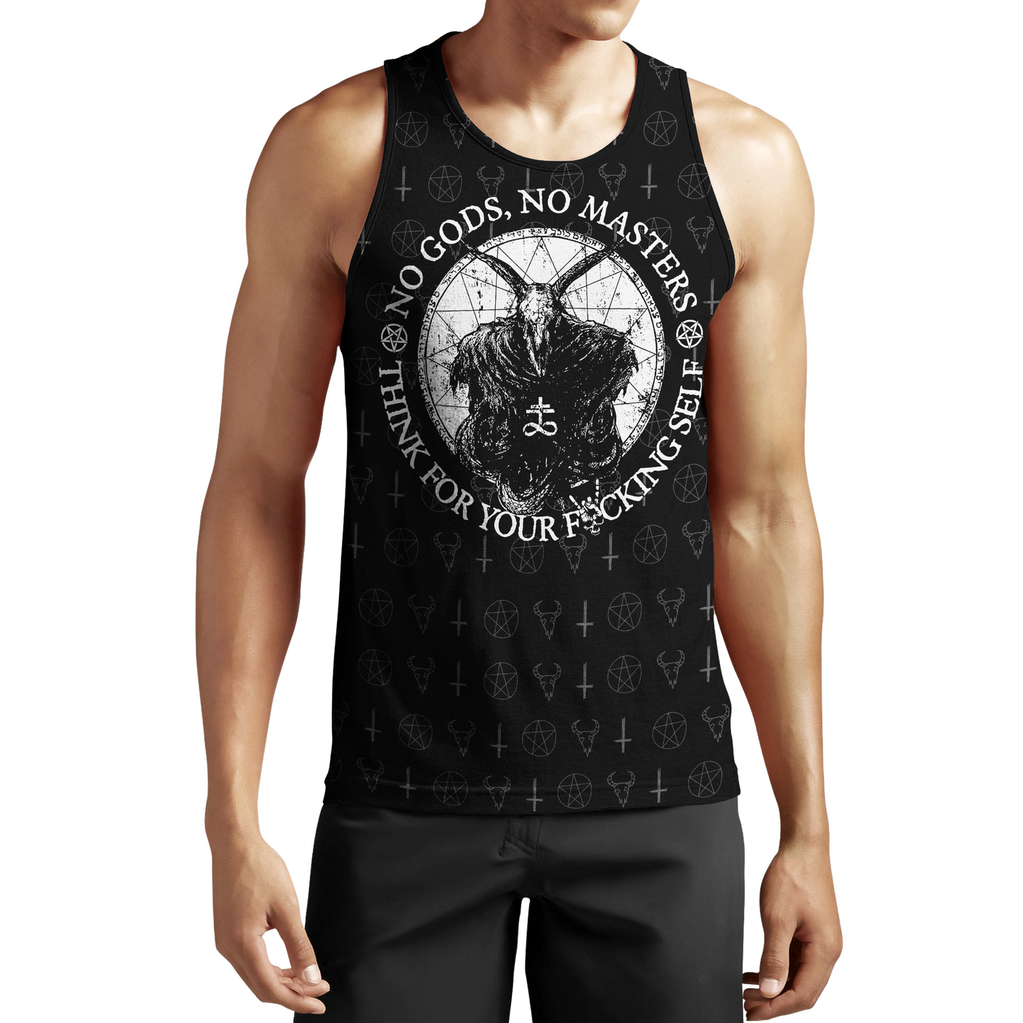 Satanic Tribal 3D All Over Printed Hoodie JJ09062003