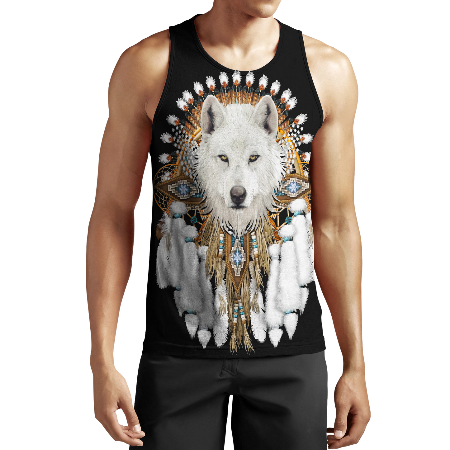 Native American Wolf 3D All Over Printed Shirts MP18052002 - Amaze Style™-Apparel