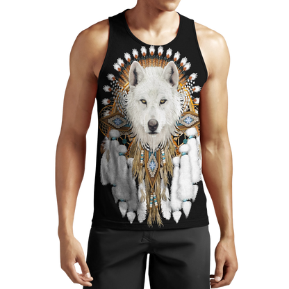 Native American Wolf 3D All Over Printed Shirts MP18052002 - Amaze Style™-Apparel