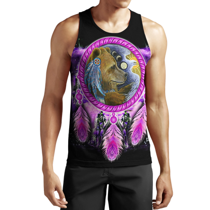 Native American Bear 3D All Over Printed Shirts JJ21052001 - Amaze Style™-Apparel