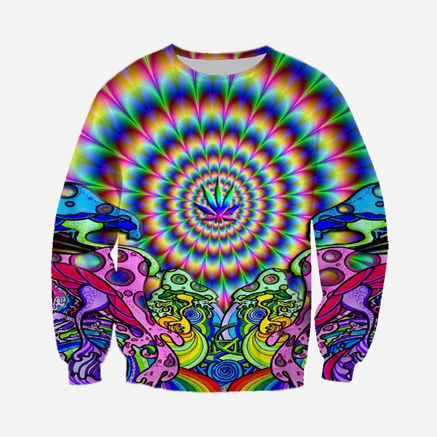 3D All Over Printed Mushroom Shirts and Shorts-Apparel-6teenth World-Sweatshirt-S-Vibe Cosy™