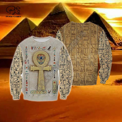 3D All Over Printed Ankh Egypt Hoodie Clothes  TA003 - Amaze Style™-Apparel