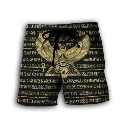 3D Printed Egyptian Eye of Horus and Hieroglyphs Clothes - Amaze Style™-Apparel