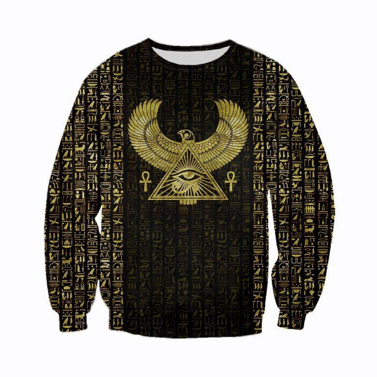 3D Printed Egyptian Eye of Horus and Hieroglyphs Clothes TA011 - Amaze Style™-Apparel
