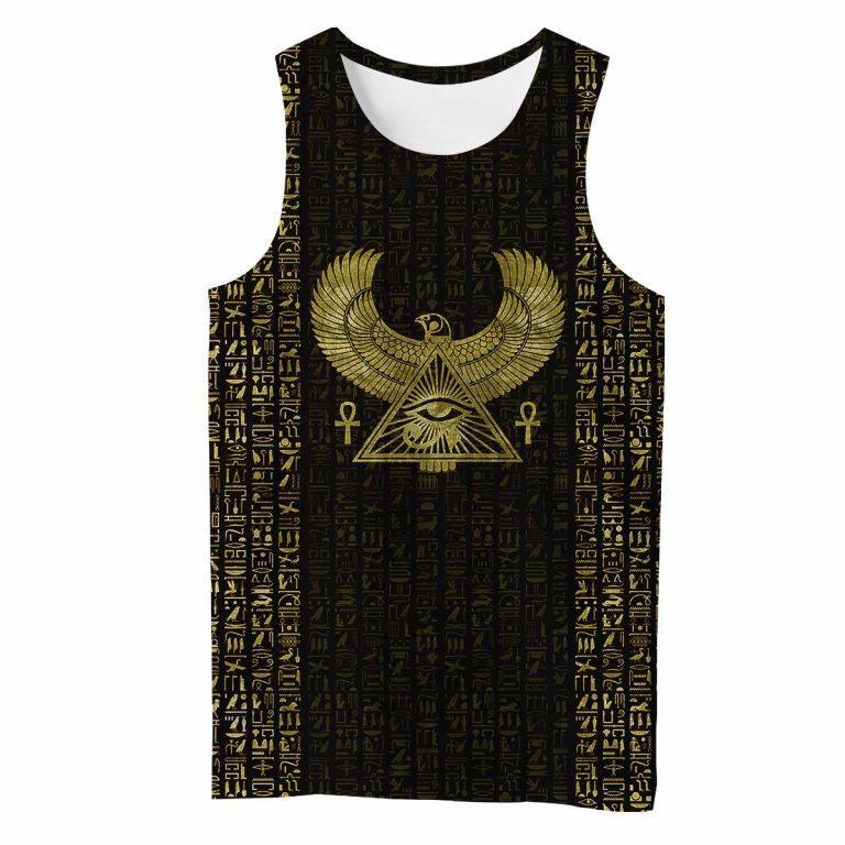 3D Printed Egyptian Eye of Horus and Hieroglyphs Clothes - Amaze Style™-Apparel
