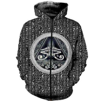 3D Printed Ancient Egypt Eye of Horus Clothes - Amaze Style™-Apparel