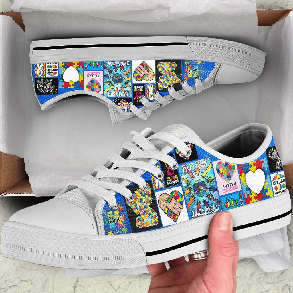 Autism Awareness Low Top Shoes TA031310 - Amaze Style™-