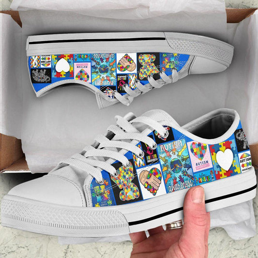 Autism Awareness Low Top Shoes TA031310 - Amaze Style™-