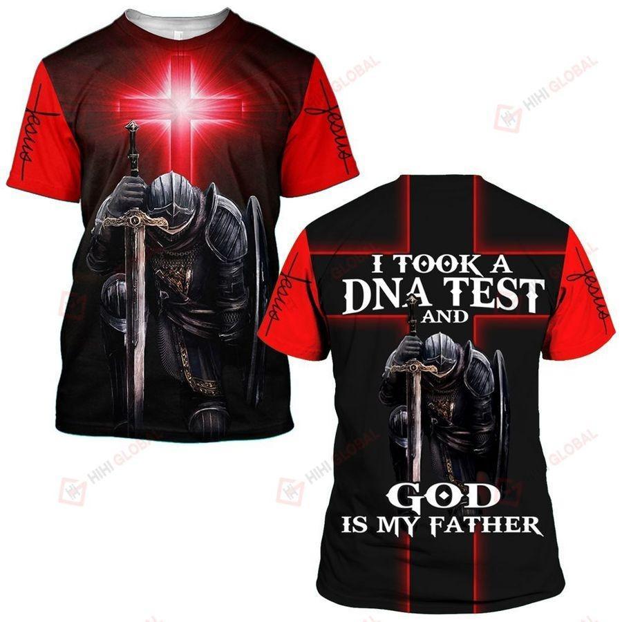 I Took A DNA Test And God Is My Father Jesus 3D All Over Printed Shirts For Men and Women TA040206 - Amaze Style™-Apparel