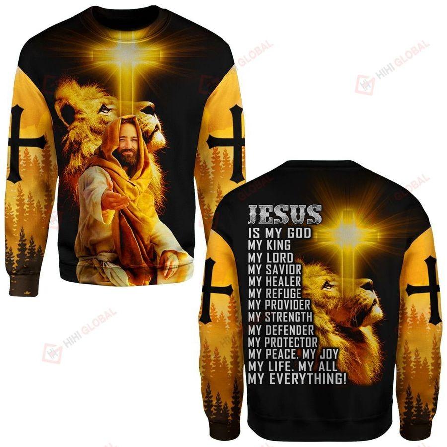 God Jesus Is My Everything 3D All Over Printed Shirts For Men and Women TA040207 - Amaze Style™-Apparel