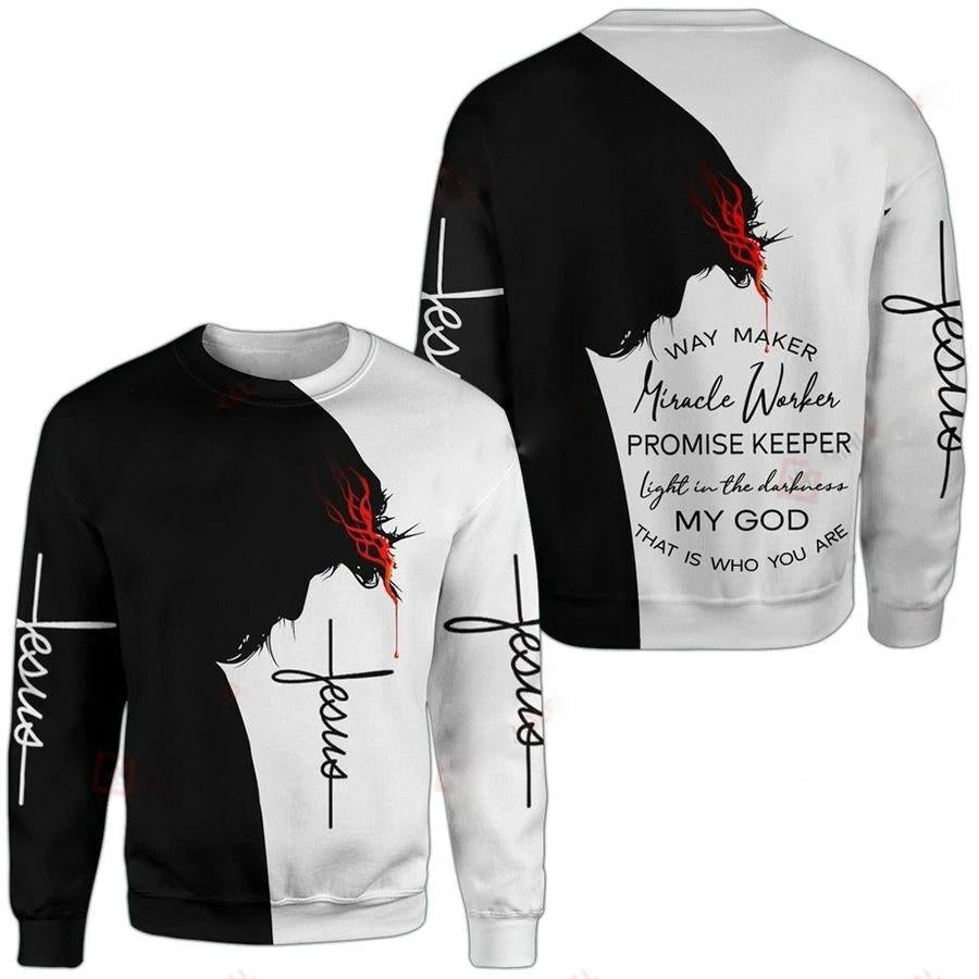 3D All Over Printed Shirts For Men and Women My God-Jesus  TA040208 - Amaze Style™-Apparel