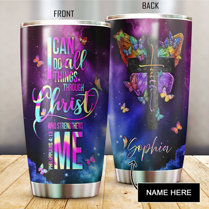 I Can Do All Things Stainless Steel Tumbler PD26022101