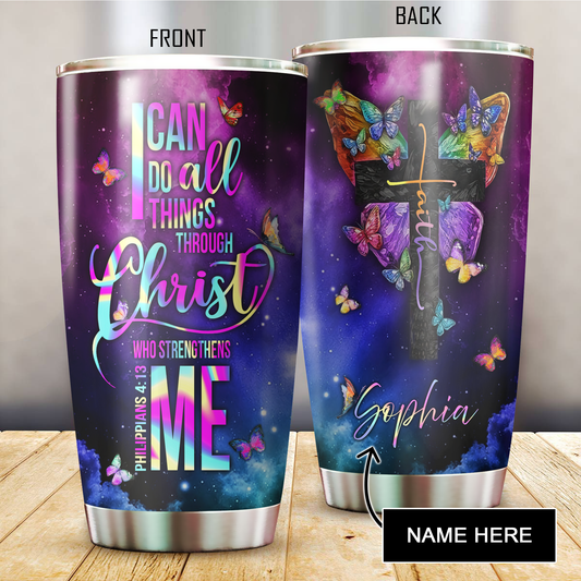 I Can Do All Things Stainless Steel Tumbler PD26022101