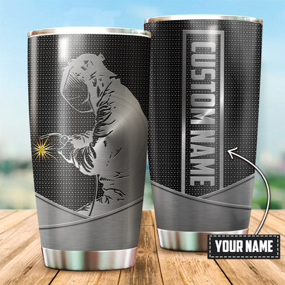Personalized Welder Stainless Steel Tumbler  Special Gift
