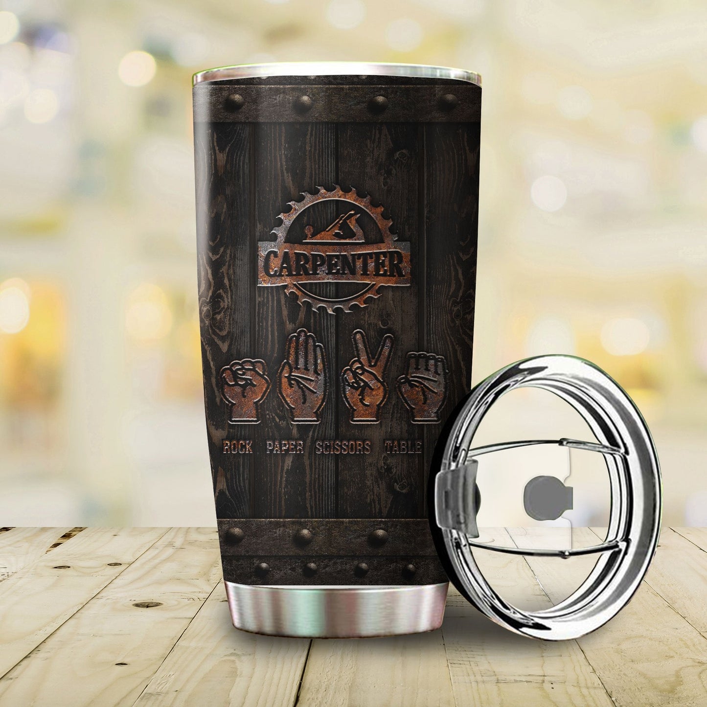 Personalized Name Carpenter Stainless Steel Tumbler