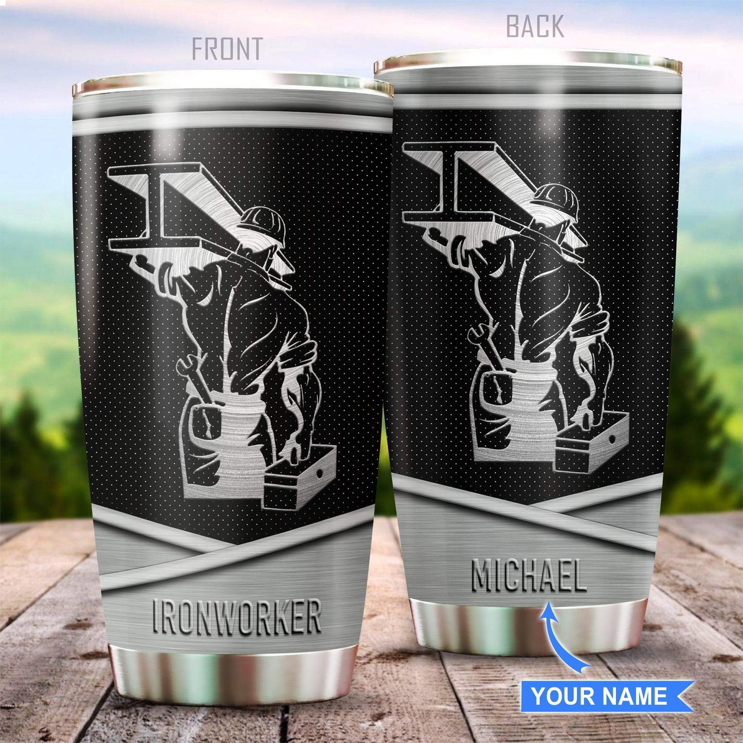 Iron worker Tumbler