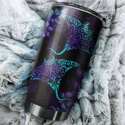 Beautiful Ray Hibiscus Hawaii Tumbler