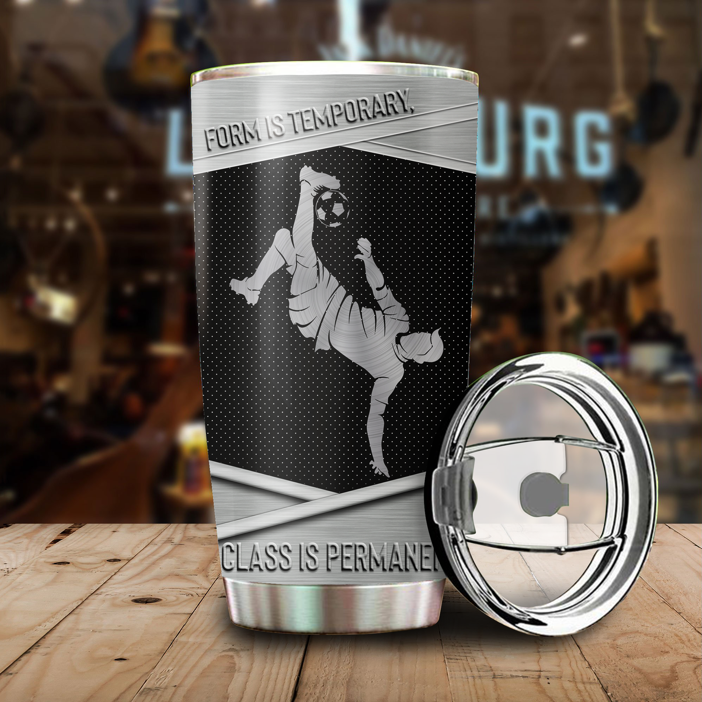 Football Lovers Stainless Steel Tumbler