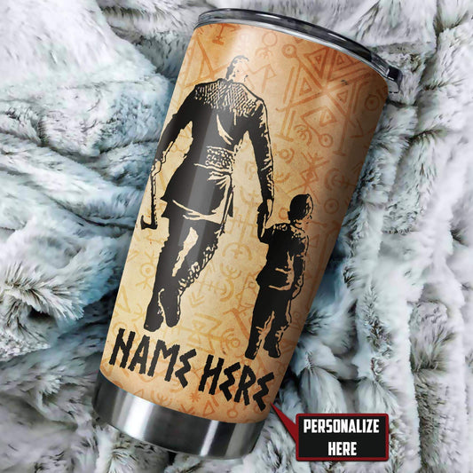 Customized Name Viking Steel Tumbler