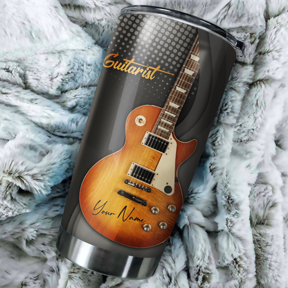 Personalized Guitar Stainless Steel Tumbler 20Oz