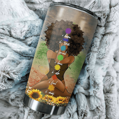 African Girl Stainless Steel Tumbler 20Oz TN DD08052102.S