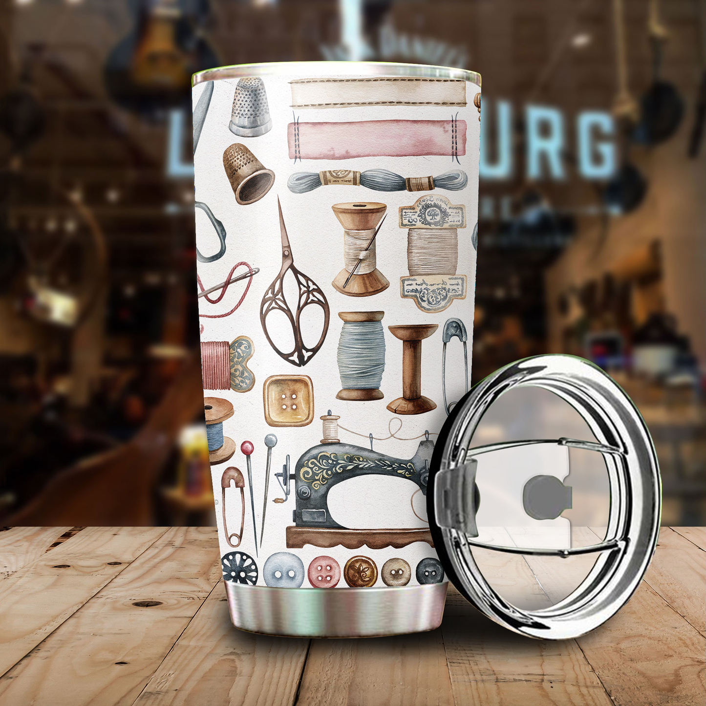 Sewing Stainless Steel Tumbler