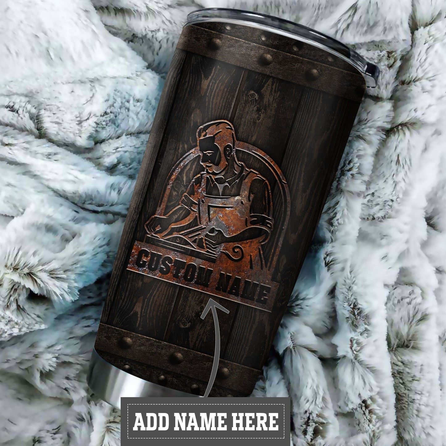 Personalized Name Carpenter Stainless Steel Tumbler