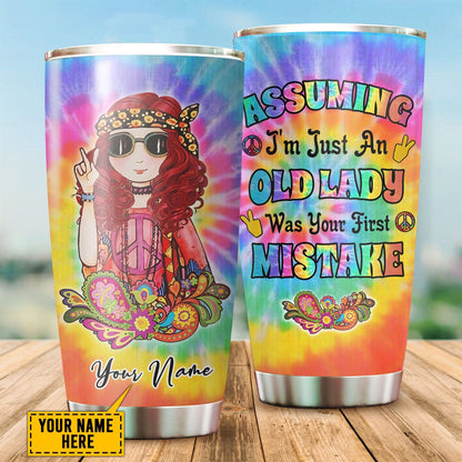 Customize Name Hippie Stainless Steel Tumbler NTN10052103