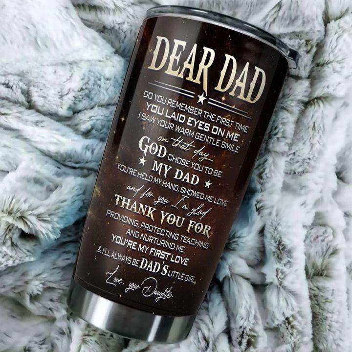 Personalized Lion Dad Stainless Steel Tumbler