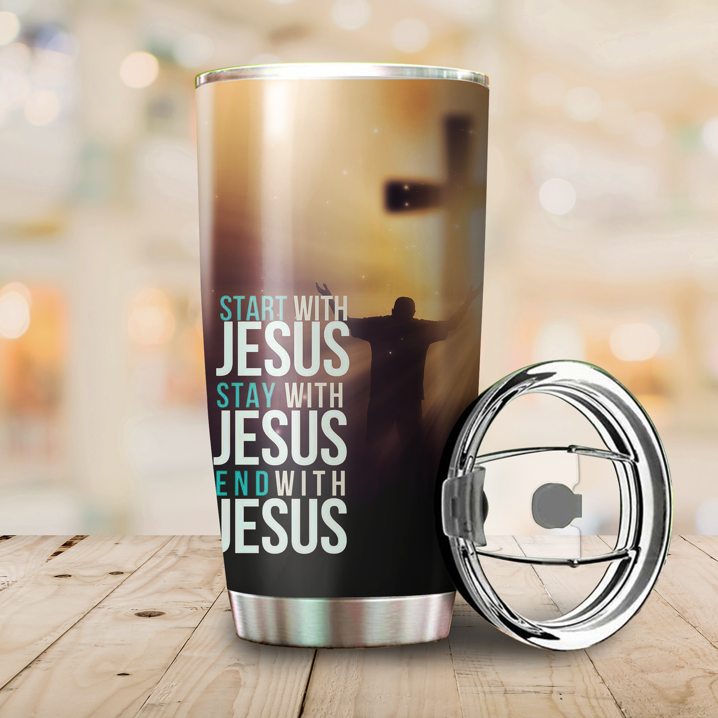 Premium Tumbler Personalized Easter Day Christian Jesus No28 ML TNA03032102