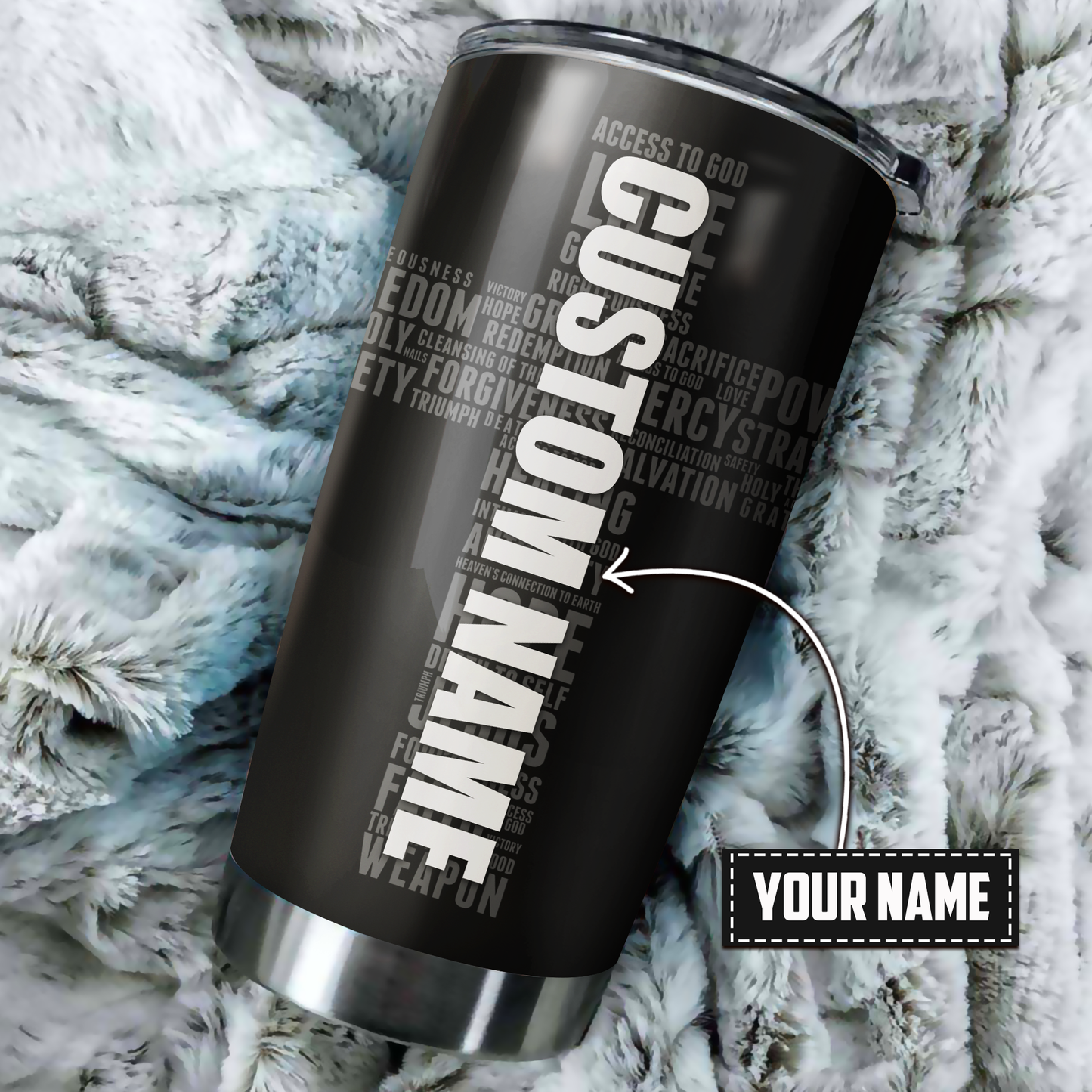 Premium Tumbler Personalized Easter Day Christian Jesus No25 ML