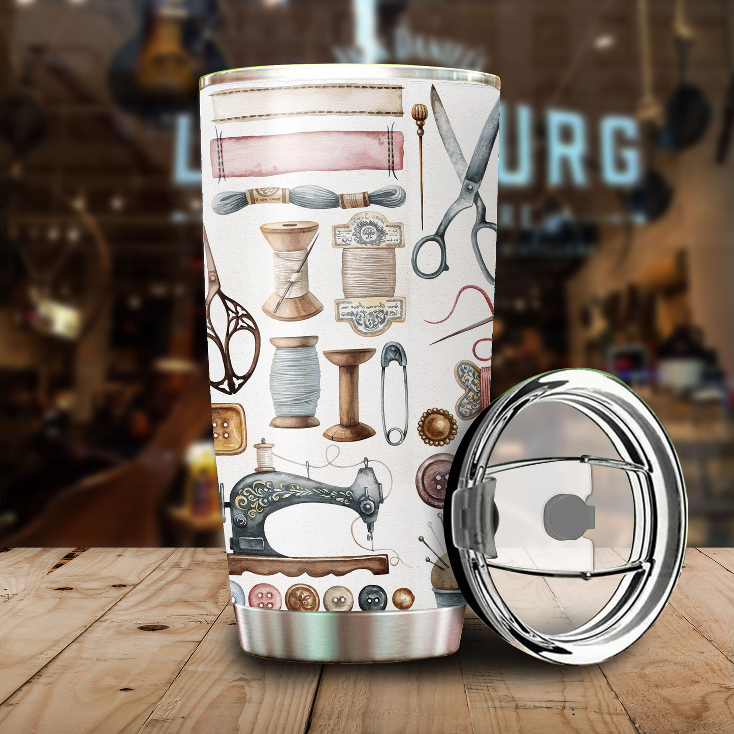 Sewing Stainless Steel Tumbler
